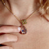 Heart of the Ocean Can Be Opened Necklace, Water Droplet Pendant, Niche Cute Small Object, Collarbone Chain, Color Preservation - Image 1