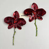 Vintage Metal Wine Red Enamel Drip Glaze Large Fower Earrings for Women Charm Exaggerated Wedding Jewelry Gift - Image 7