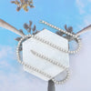 Full Rhinestone 4mm Wide Tennis Link Chain 8/18/20/24 Length Necklace Shiny Jewelry Men Women Hip Hop Gift - Image 3