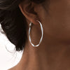 Stainless Steel Twist Circle Women Earrings Click Mobius Hoop Hies Earring And Mother's Day Gift - Image 28