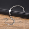 A-Z Initial Bracelets for Men Women, Figaro Chain, Double Layered Box Link Chain Bracelets, Name Gift for Him - Image 6