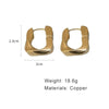 Metal Style Hoop Earrings for Women Heavy Basic Styles Geometric Ear Buckle Vintage Geometry Jewelry Party Gifts - Image 6