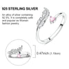 Silver Ring Sparking Rose Fire Dragon Firefly Open Rings For Women Girls Birthday Anniversary Party Gifts - Image 19