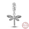Silver Charm Beads Glowing Luminous Firefly Butterfly Pendant for Bracelet Charm Jewelry - Image 19