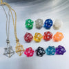 Interchangeable Stainless Steel Stone Holder Cage Necklace Dice Pendant Necklace Crystal Net Metal Necklace Jewelry Gift - Image 1