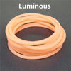 10pcs Black Silicone Bracelets Punk Rock Rubber Band Hip Hop Wristbands Elastic Hairbands Ponytail Scrunchie Bangle Accessories - Image 18