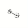 1PC Stainless Steel Cartilage Stud Earrings for Women Opal Flat Back Earring Studs Lip Bar Nose Ear Piercing Jewellery - Image 19
