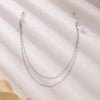 Sexy Metal Pearl Tassel Chest Chain for Woman Silver Color Double Layer Nipple Chain Body Chain Charm Jewelry Accessories - Image 3