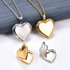 Stainless Steel Love Heart Photo Locket Pendant for Women Men Openable Picture Box Frame Charms Chain Necklace Metal Jewelry - Image 4