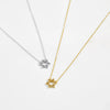 Women Silver Star of David Zircon Long Chain Pendant Necklace Anniversary Wedding Jewelry - Image 4