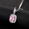 Geometric Cubic Zirconia Pendant Necklace for Women Temperament Female Wedding Neck Accessory Party Jewelry - Image 37