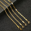 Minimalist Metal Anklets Women Gold Color Stainless Steel Figaro Rope Curb Link Leg Chain Basic Chic Lady Girl Jewelry 10inch - Image 1