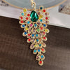 Anti glare peacock brooch clip rhinestone clothing accessory phoenix retro brooch - Image 4