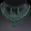 Cubic Zirconia Stud and Necklace Set with 44 cm Chain in Multiple Colors - Image 22