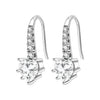 Silver Colorful Oval Gemstone Eardrops Drop Earrings Women Earrings Charm Versatile Party Jewelry Gifts - Image 26