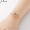 Simple Double Heart Stainless Steel Bracelet Women Men Scissors Pins Mountain Charm Bracelets Handmade Jewelry - Image 14