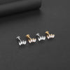 Cubic Zirconia Labret Stud 16G Internally Threaded for Lip Tragus and Helix - Image 64