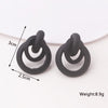 Black Hanging Long Earrings for Women Triangle Square Statement Drop Earrings Boucle Oreille Jewelry - Image 31
