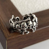 Silver Rings for Women Couple Minimalist Handmade Simple Retro Skull Ring Jewelry Gift Prevent Allergy - Image 5