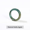 1 Pc Stone Jade Rings Crystal Agate Obsidian Fengshui Lucky Promise Wedding Band Thumb Ring Party Accessory Gifts - Image 19