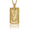 22 Style Classic Tarot Card Pendant Necklace Double Sided Zircon Tarot Necklace Major Arcana Empress Sun Star Sign Women Jewelry - Image 9
