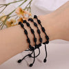 Lucky Knots Bracelets Handmade 7 Knot Black Red String Bracelet Braided Adjustable Bracelet Lover Friendship Bangle Lucky Bangle - Image 2