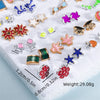 100Pair Women Plastic Enamel Small Stud Earrings Set Girls Heart Star Animal Moon Plastic Geometric Earring Set Jewelry Gifts - Image 6