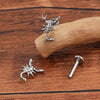 Titanium 16G Scorpion Labret Stud Flatback Zodiac Earring Tragus Cartilage Helix Piercing Body Jewelry - Image 3