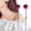 Flower Bohemia Hanging Earrings Women Long Tassel Rhinestone Flowers Earring Female Wedding Party Jewelry Gift - Image 13