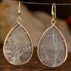 Stone Water Drop Dangle Earrings Bohemian Women's Delicate Banquet Party Holiday Handmade Jewelry - Image 12