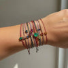 W Multicolor Crystal Braided Rope Bracelet For Women Gemstone Charms Adjustable Thread Bangle Bohemian Beach Ladies Jewelry - Image 2