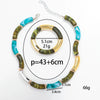 Chunky Bamboo Curved Tube Acrylic Choker Necklace Men Women Colorful Big Elbow Stack Necklace Jewelry Gift - Image 2
