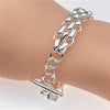 silver bracelet TO ring bracelet women engagement jewelry gift - Image 1