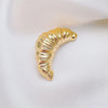 Croissant Brooches Metal Accessories Gold Silver Plated Light Korean Style Unisex Jewelry Gifts - Image 7
