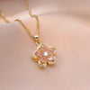 Y2K Fairy Pink Crystal Zircon Sakura Flowers Bracelet for Women Sweet Cherry Blossom Moon Bow Knot Jewelry Gifts - Image 15