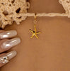 Stainless Steel Boho Summer Beach Sun Starfish Pearl Tassel Bikini Pendant For Women Red Coral Shell Seahorse Swimwear Accessory - Image 11