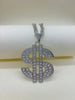 Playing Card and Dollar Sign Pendant Necklace Hip Hop Style 60cm - Image 6