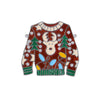 Vintage Ugly Christmas Sweater Brooches Cute Reindeer Crystal Rhinestone Xmas Jumpers Pins for Women Holiday Gift - Image 7