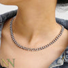 Cuban Chain Stainless Steel Cuban Necklace Men Women, Cuban Link Chain Stainless Steel Necklace Gold Plated Curb Chain Necklace - Image 6