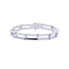 Sales Square Geometric Paper Clip Bracelet Inlay Bling Shiny Cubic Zirconia Girl Women Jewelry - Image 8