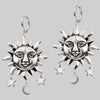 Bohemian Sun Dangle Earrings Vintage Crystal Resin Water Drop Ear Hooks Moon Pendant Earrings Jewelry Gifts For Women - Image 10