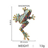 Ctue Rhinestone Frog Brooches for Women Lovely Vivid Animal Alloy Brooch Pin Men Suit Coat Accessory Jewelry Gifts - Image 13