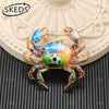 Skeds Cancer Zodiac Crab Brooch Retro Sea Animal Lapel Pin Constellation Jewelry Birthday Gift for Cancer Ladies Gentlemen - Image 3