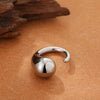 Vintage Stainless Steel Rings for Women Punk Chunky Irregular Smooth Adjustable Open Ring Jewelry Weddings Gifts - Image 45