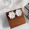 White Flower Earrings for Women Crystal Acrylic Pearl Long Tassel Drop Earrings Temperament Party Gift Jewelry - Image 14