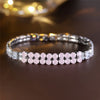 Charm Female Blue Zircon Stone Round Bracelet Cute Gold Color Adjustable Summer Wedding Jewelry For Women - Image 5