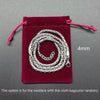 Watereproof Stainless Steel Bamboo Round Box Chain Necklace Cool Punk Hip-Hop Unisex Jewelry Gifts For Men Women - Image 7