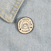 Always sleepy club sleeping grand Metal Paint pin Brooch Simple Split Insect Badge Bag Lapel Pin Jewelry Gift - Image 1