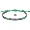 Bohemia Colorful Woven Anklets Bracelet Summer Adjustable Rope Braided Anklets Handmade Fabric Bangles for Men Women Children - Image 23