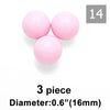 3PCS Harmony Ball For Pregnancy Necklace Pendant Copper Gold Plated 16mm Chimes Sound Ball 9 Colors Option - Image 9